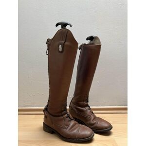 Bottes d’équitation cuir brun Tricolore taille 36