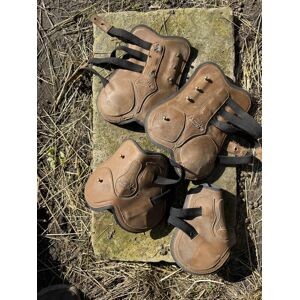 guêtres + protèges boulet Jumptec marron