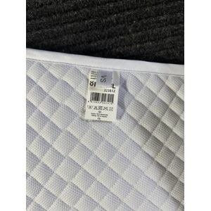 Tapis Blanc liseré argenté - KERBL