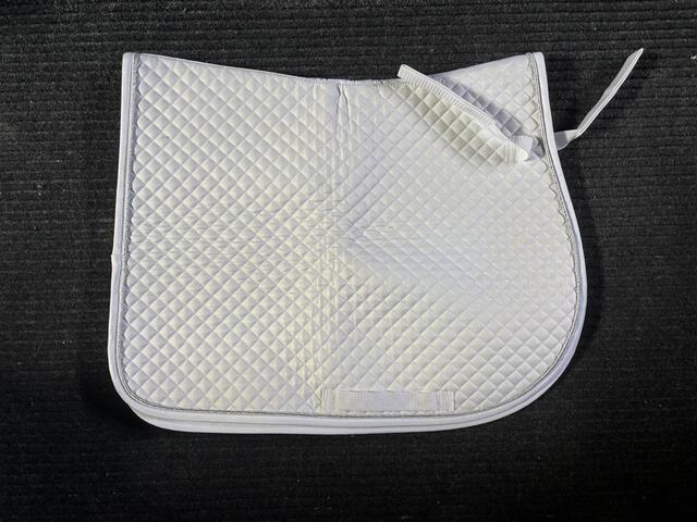 Tapis Blanc liseré argenté - KERBL