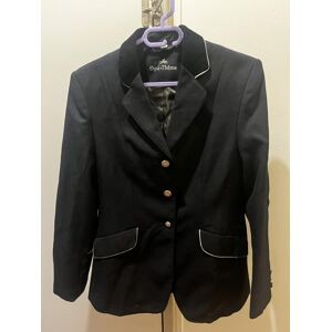 Veste bleu marine col velours EQUI THEME taille 38