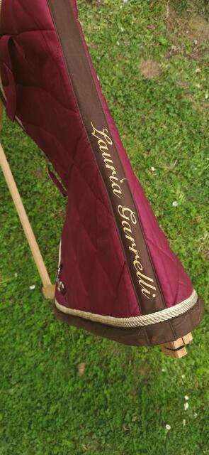 Tapis bordeaux Lauria Garrelli
