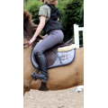 Tapis jump’in gris liseré noir
