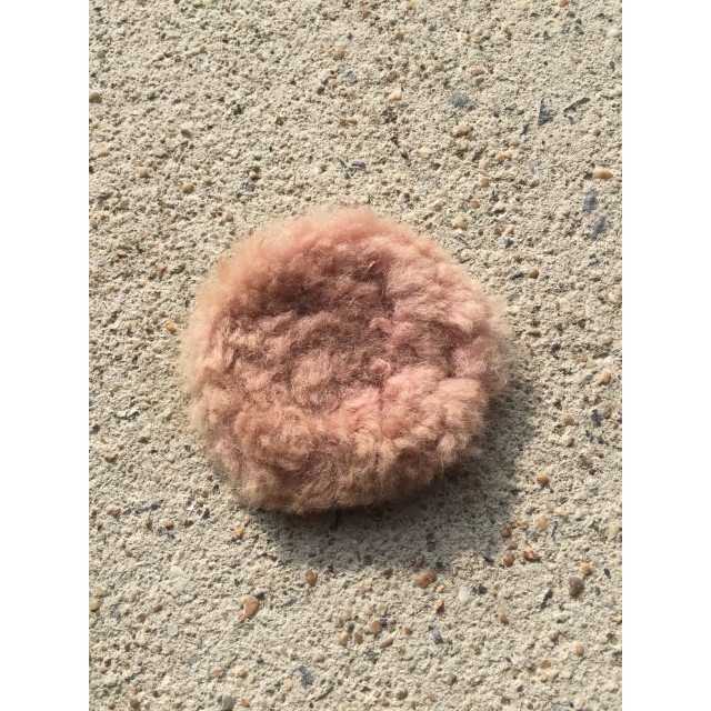 Lot de 2 muselaines rose et bleu et rondelles violette