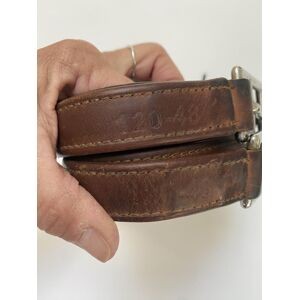 etrivieres cuir brun 120cm