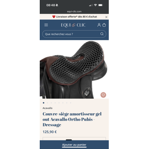 couvre siège amortisseur