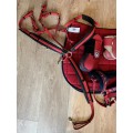 Ensemble rouge comme neuf !