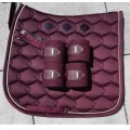 Ensemble Tapis + Bandes de Polo bordeaux Eskadron