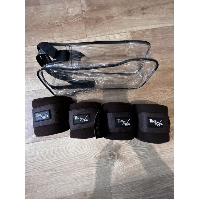 Lot de 4 bandes de polo marrons neuves