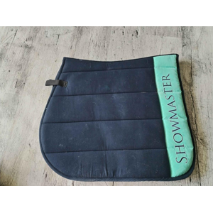 tapis épais dressage showmaster cheval
marine - vert menthe