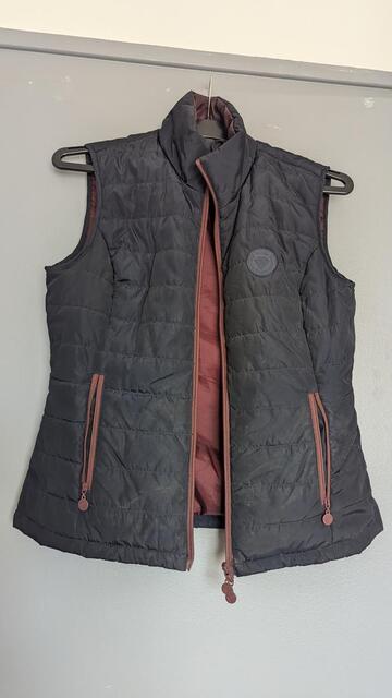 Blouson sans manche Tanha- bleu marine et bordeaux - M