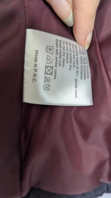 Blouson sans manche Tanha- bleu marine et bordeaux - M