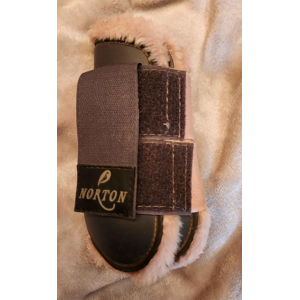 Guêtres Norton, gris et rose pâle