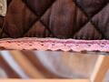 Tapis fouganza, marron, bleu et rose