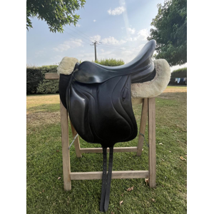 selle dressage belloir saumur noire 17