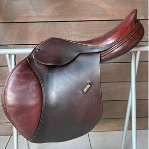 Selle d’équitation mixte de marque ZALDI - Taille 17’’