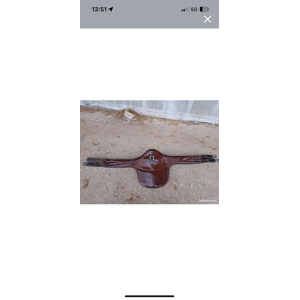 Sangle bavette marron