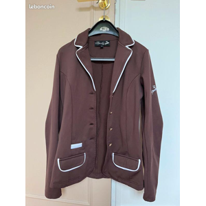 Veste de concours équitation marron Spooks