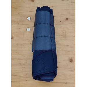 guêtres fermées bleues