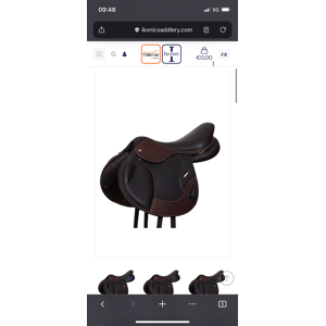 selle ikonic sanglage bas marron