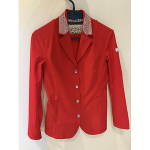 veste concours animo rouge strass