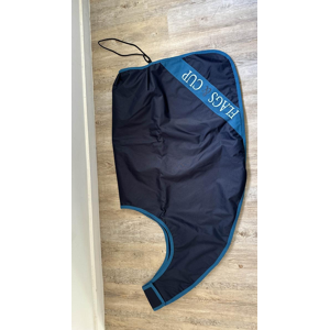 - couvre reins polaire imperméable Flags and cup, neuf, bleu marine, taille 125 (poney)