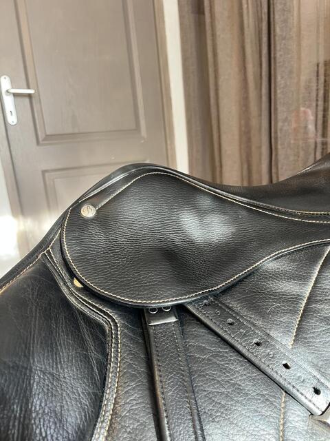 Selle d’obstacles bates 17,5 noire