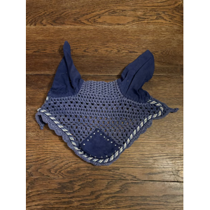 Bonnet Bleu marine à strass