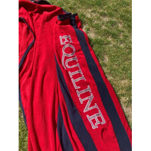 Couverture polaire Equiline rouge – Taille 145 cm