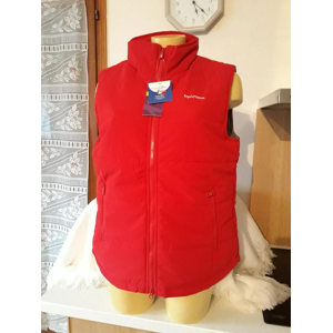doudoune sans manches neuve rouge femme equithème XXL