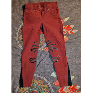 pantalon bordeaux flags and cup