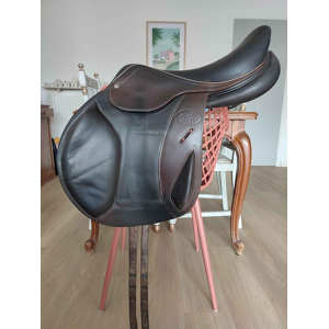 Selle cross mono quartier doublée veau Jump'in