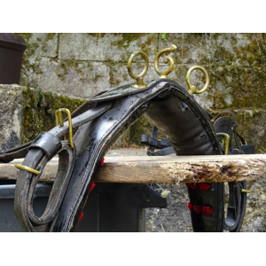 Harnais complet d'attelage pour grand poney ou petit cheval
