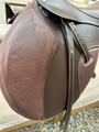 Selle cuir marron 17,5"