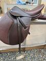 Selle cuir marron 17,5"