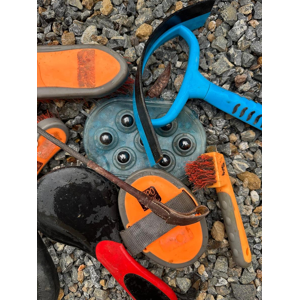 Lot de brosses hippotonic oranges