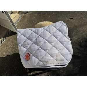 Tapis de selle Hermès blanc