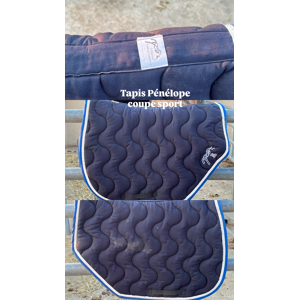 Tapis Pénélope bleu marine