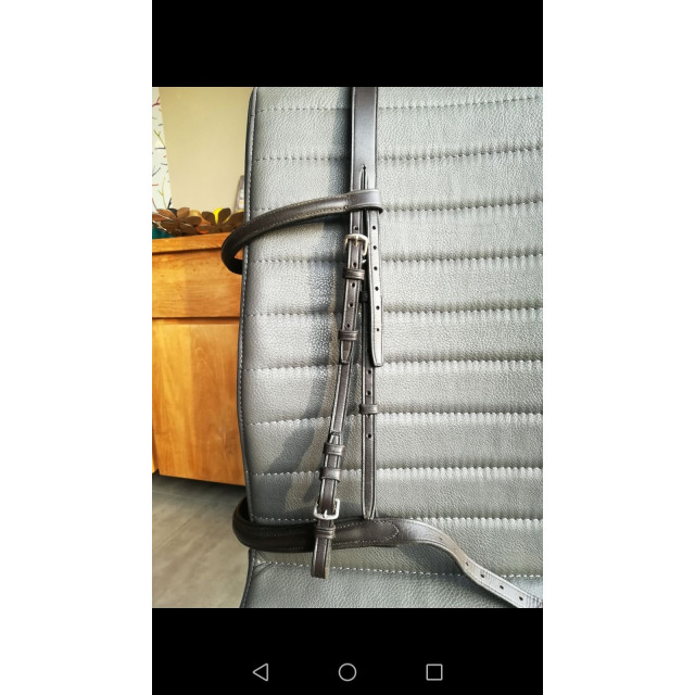 Bridon brun foncé Lj taille full
