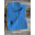 Tapis mixte bleu ciel