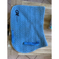 Tapis mixte bleu ciel