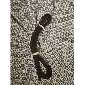 Rênes lisses en cuir noires neuves cheval