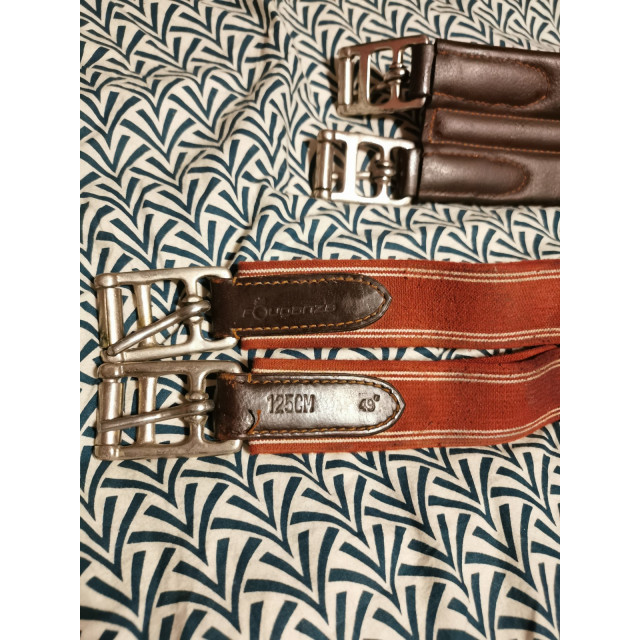 Sangle anatomique en cuir 125cm Fouganza