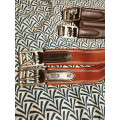 Sangle anatomique en cuir 125cm Fouganza