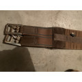 Sangle synthétique marron