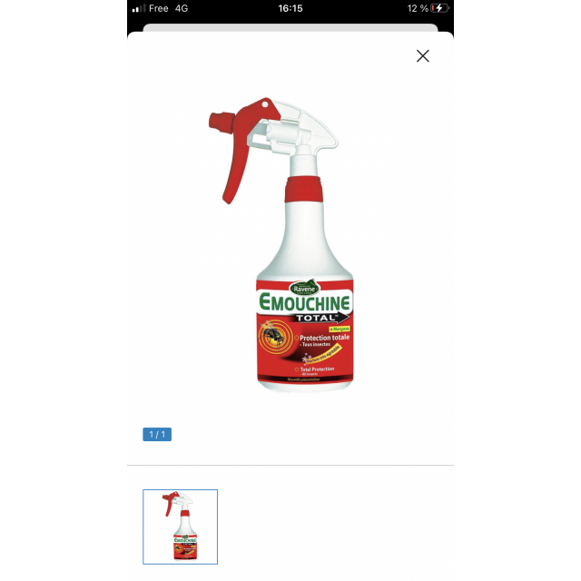Spray emouchine