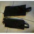 Mini-chaps noires Décathlon en cuir (croûte vachette) taille enfant 12 ans