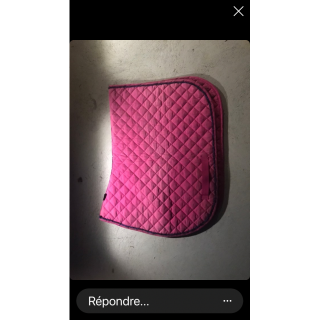 Tapis de selle rose