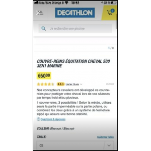 Couvre rein 3 en 1