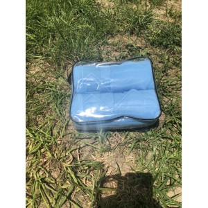 Bande de polo bleu ciel